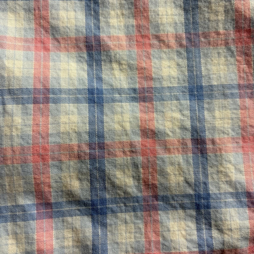 Tattersall London Long Sleeve Dress Shirt Pink/blue/white Check Size 16 - Picture 2 of 9